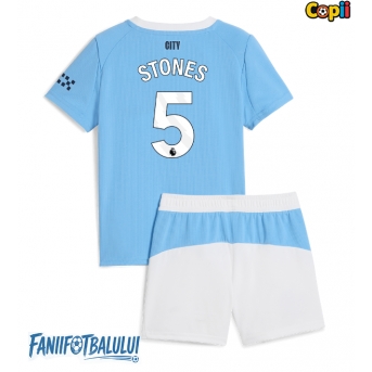 Manchester City John Stones #5 Echipament de Fotbal Replică 2025-26 Copii Acasa (+ Șorturi)